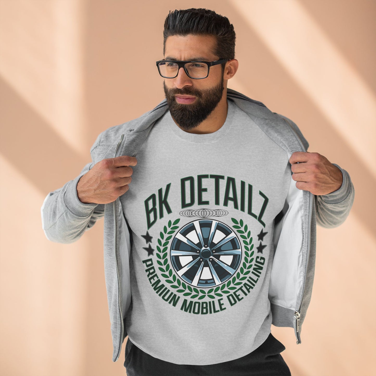 Premium Mobile Detailing Sweatshirt | BK Detailz X Garage Co.