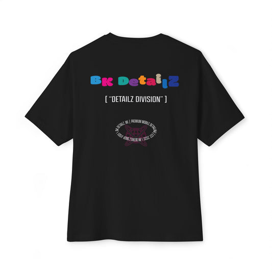 BK Detailz “DETAILZ DIVISION” Oversized Tee | Streetwear Graphic Shirt